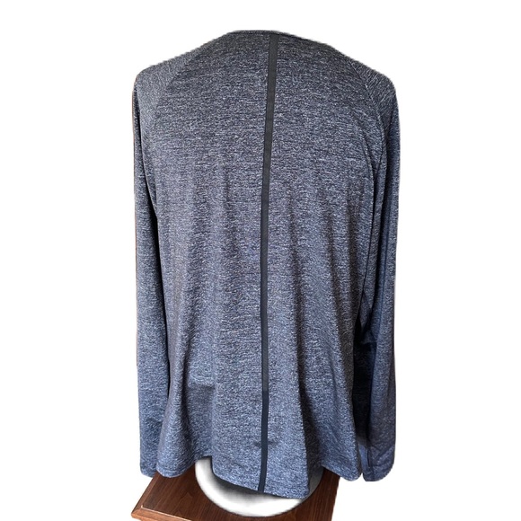 Nike  Pro Hypercool Gray Crew Neck Long Sleeve Mesh Top  size XL - Picture 9 of 12
